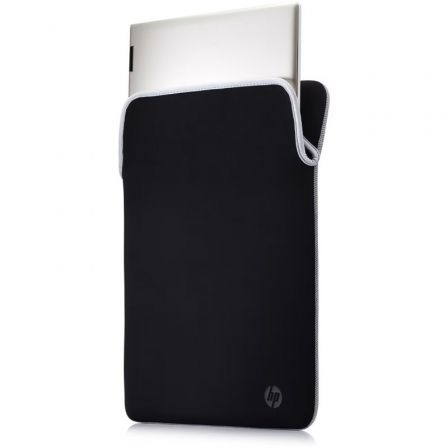 HP Funda Reversible para Portátil de 14,1 pulgadas, Negro/Plata